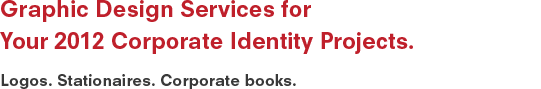 Graphic designs services for your corporate identity projects